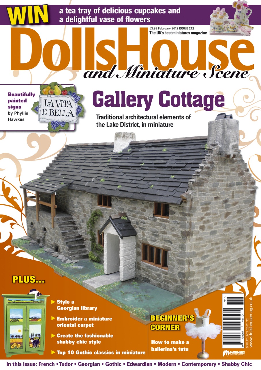 Dolls House and Miniature Scene Magazine DHMS February 2012 (Iss 212