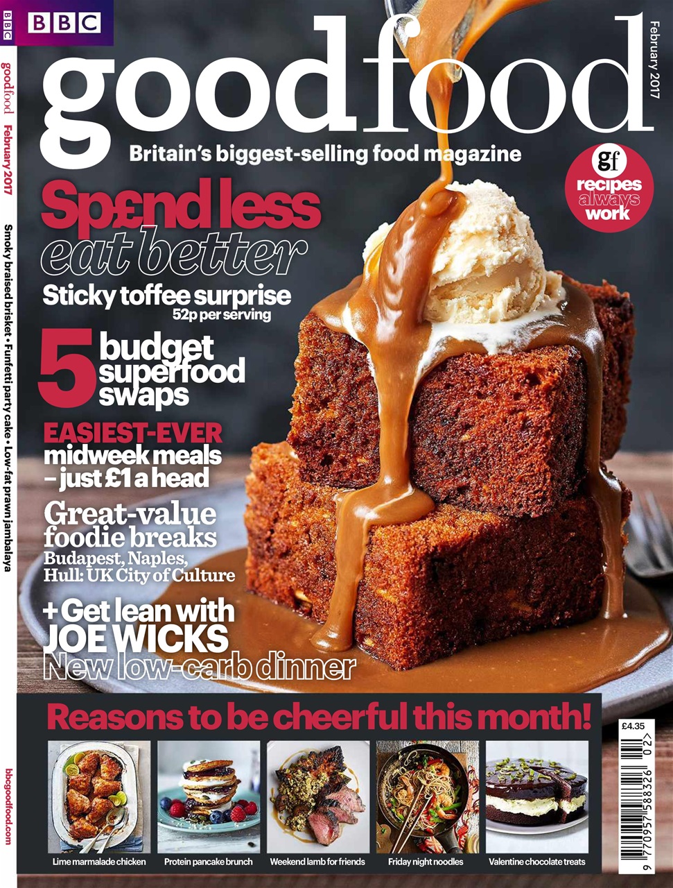BBC Good Food Magazine February 2017 Back Issue