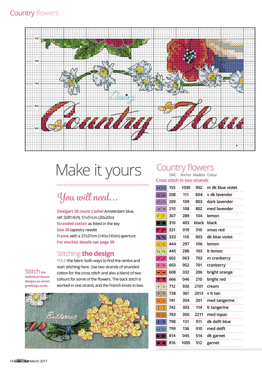 Cross Stitch Collection Magazine Subscriptions and March 2017 Issue Pocketmags