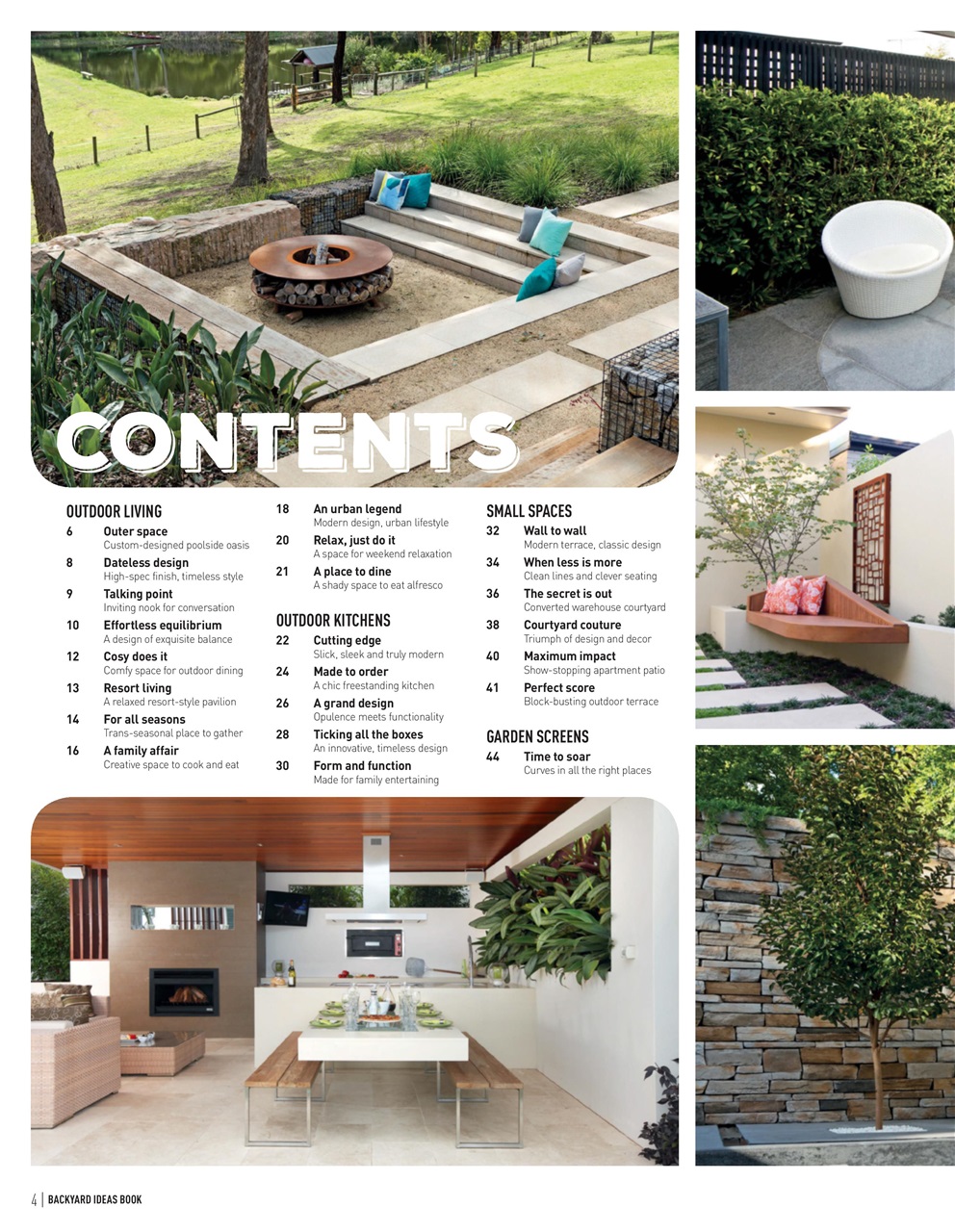 Backyard & Outdoor Living Magazine Backyard Ideas Book 1 Special Issue
