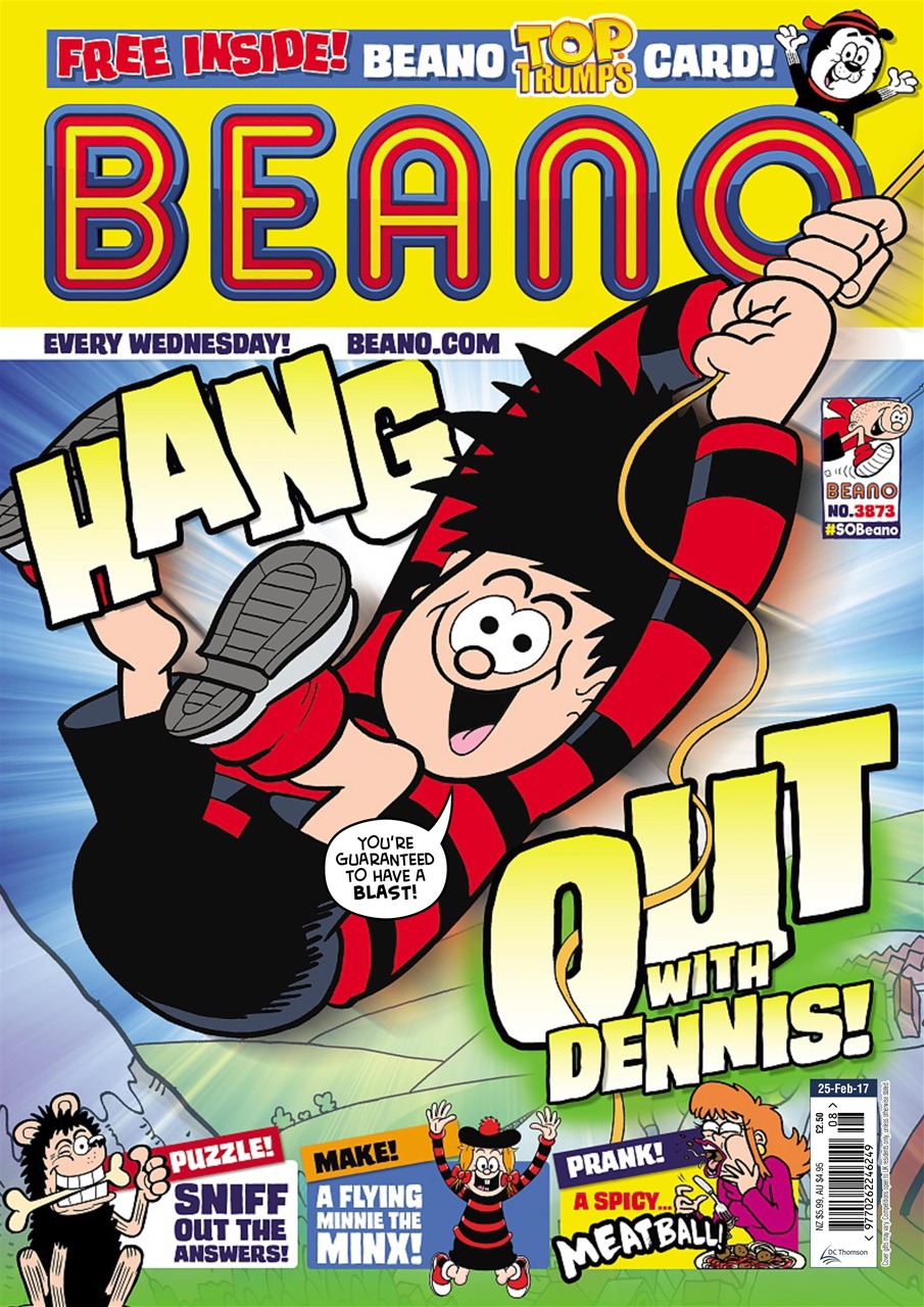 Beano Magazine - 25th February 2017 Back Issue