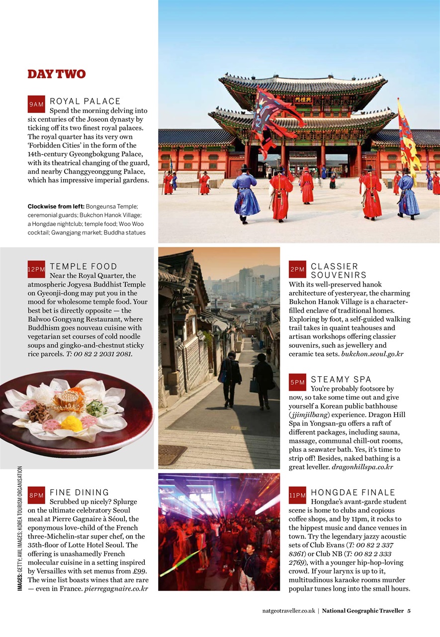 National Geographic Traveller (UK) Magazine - South Korea Guide Special ...