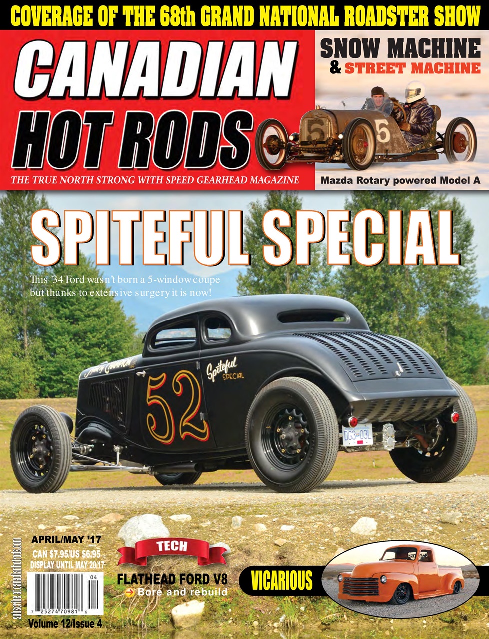 Canadian Hot Rods Magazine - APRIL/MAY 2017 Back Issue