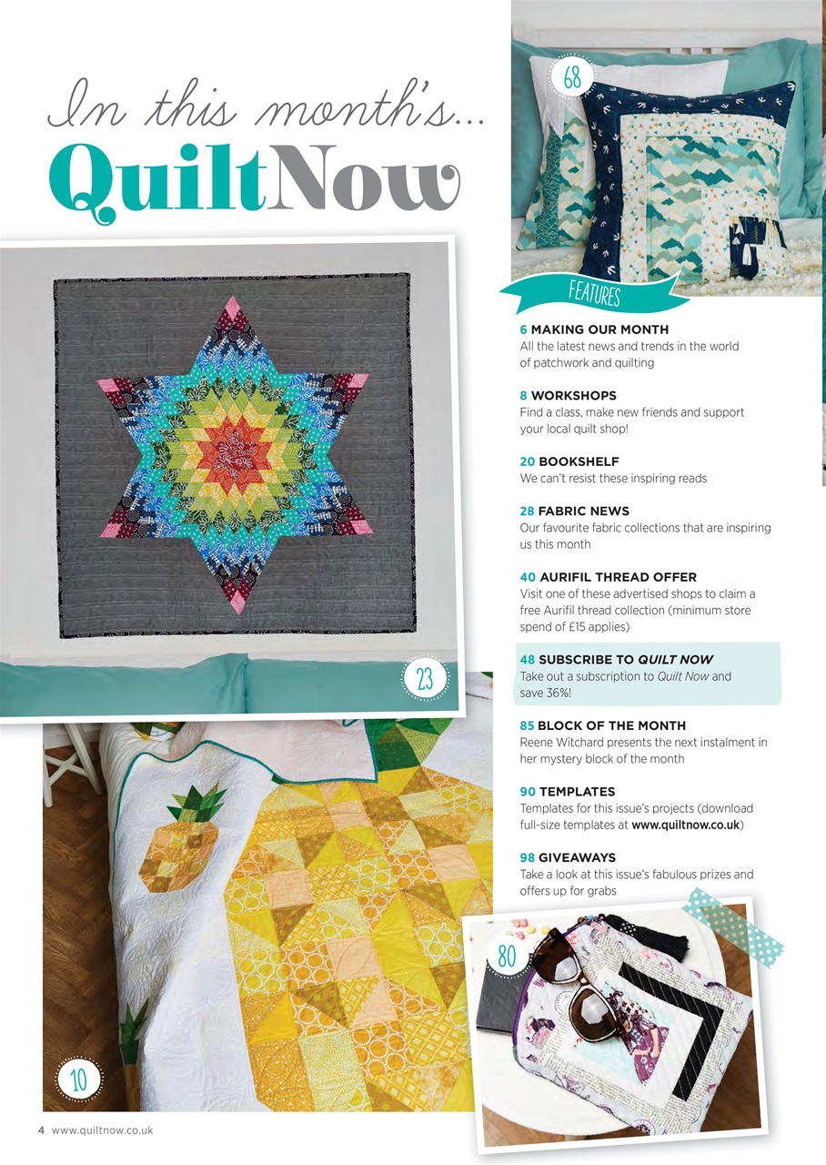 Quilt Now Magazine Issue 34 Back Issue