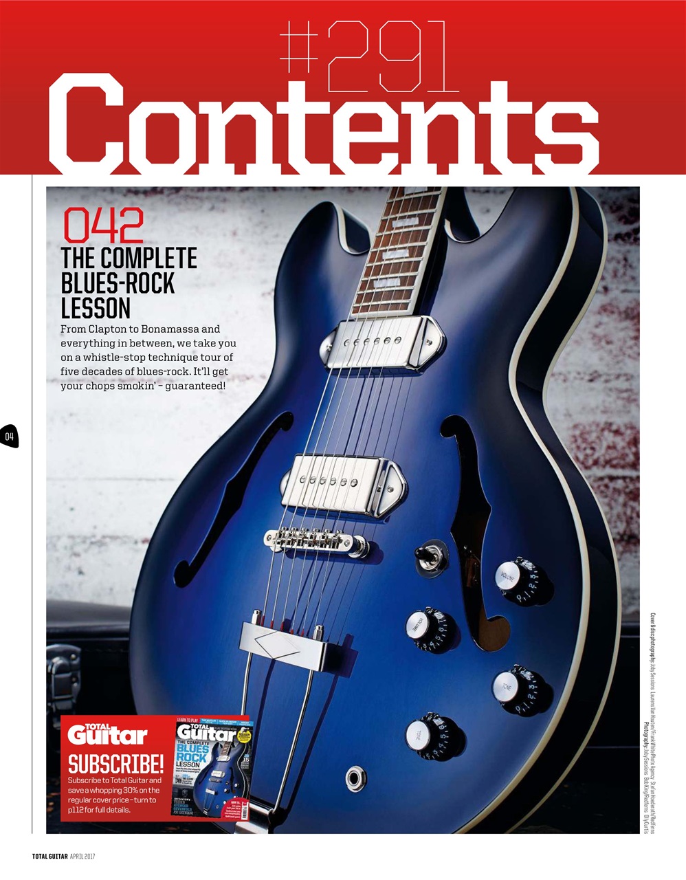 Total Guitar Magazine   April 2017 Back Issue