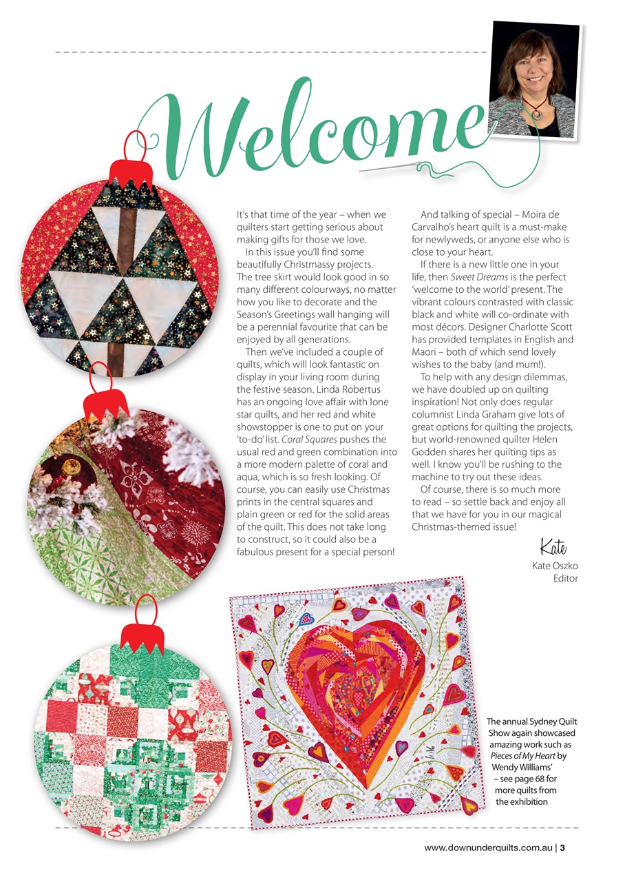 Down Under Quilts Magazine 177 Back Issue