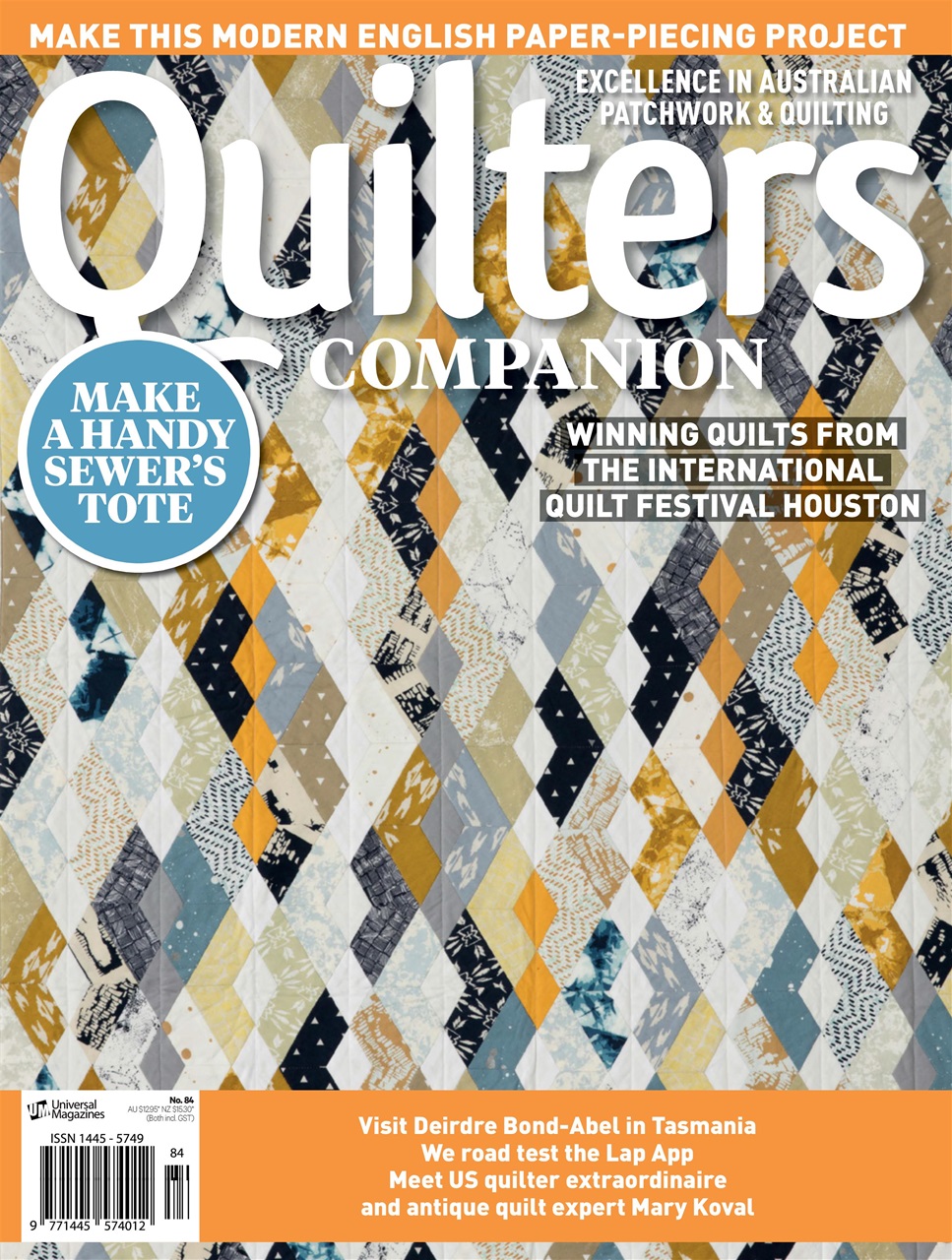 Quilters Companion Magazine Issue84 2017 Back Issue