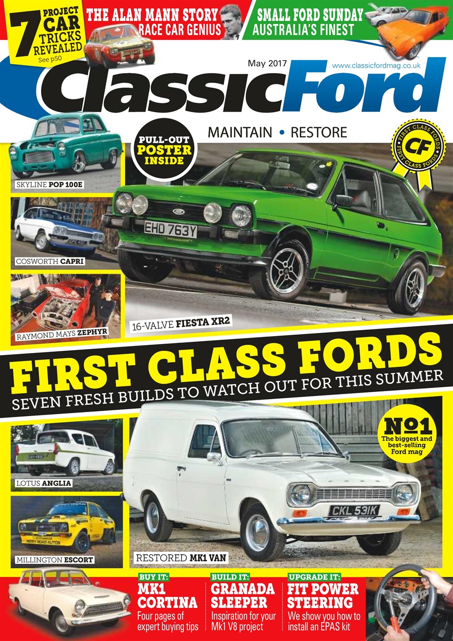 Classic Ford Magazine - No. 250 First Class Fords! Back Issue