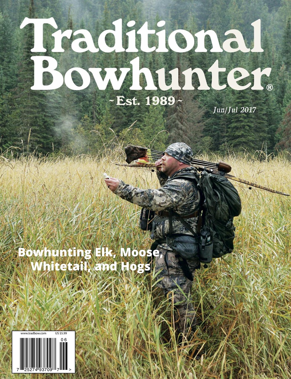Traditional Bowhunter Magazine Jun/Jul 2017 Back Issue