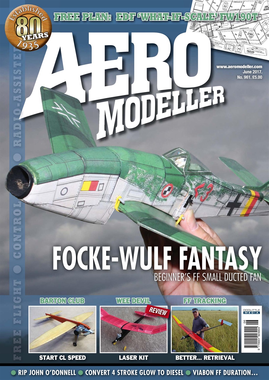 AeroModeller Magazine - 043 (961) June 2017 Back Issue