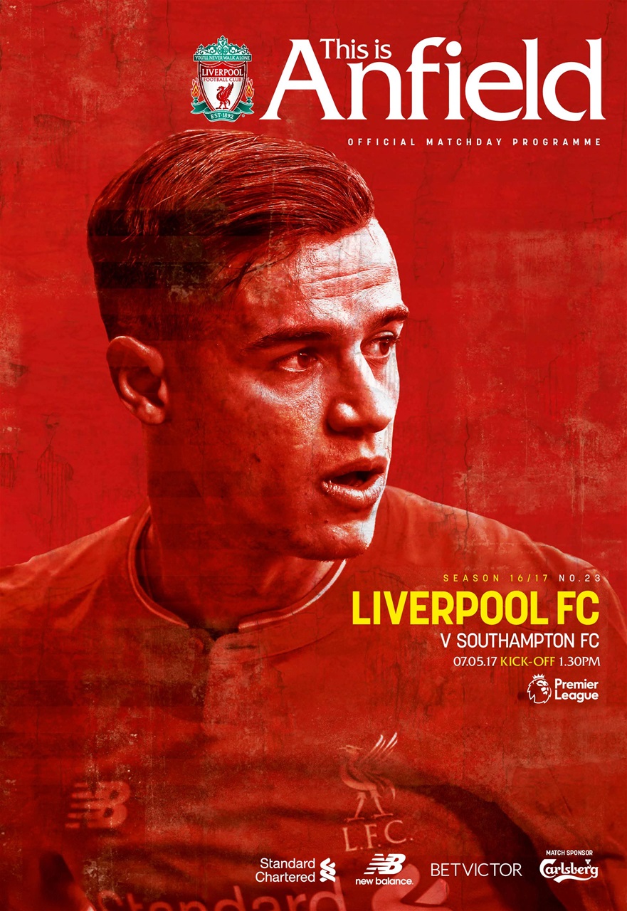 Liverpool FC Programmes Southampton Back Issue