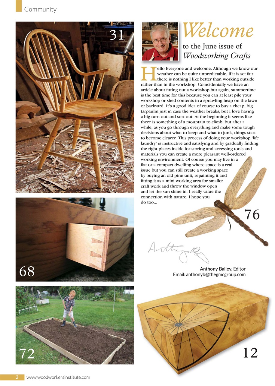 Woodworking Crafts Magazine June 2017 Subscriptions Pocketmags