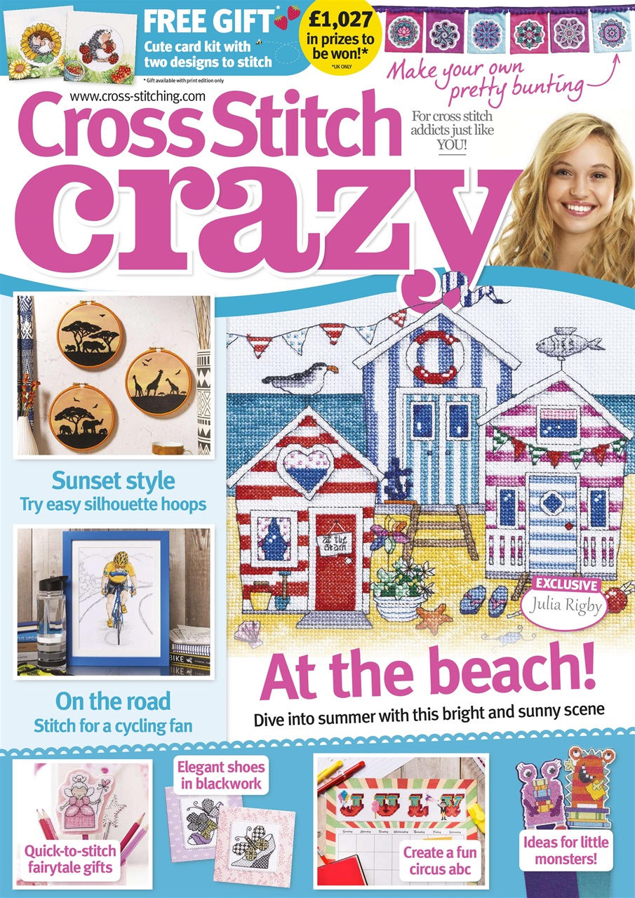 Cross Stitch Crazy Magazine July 2017 Back Issue