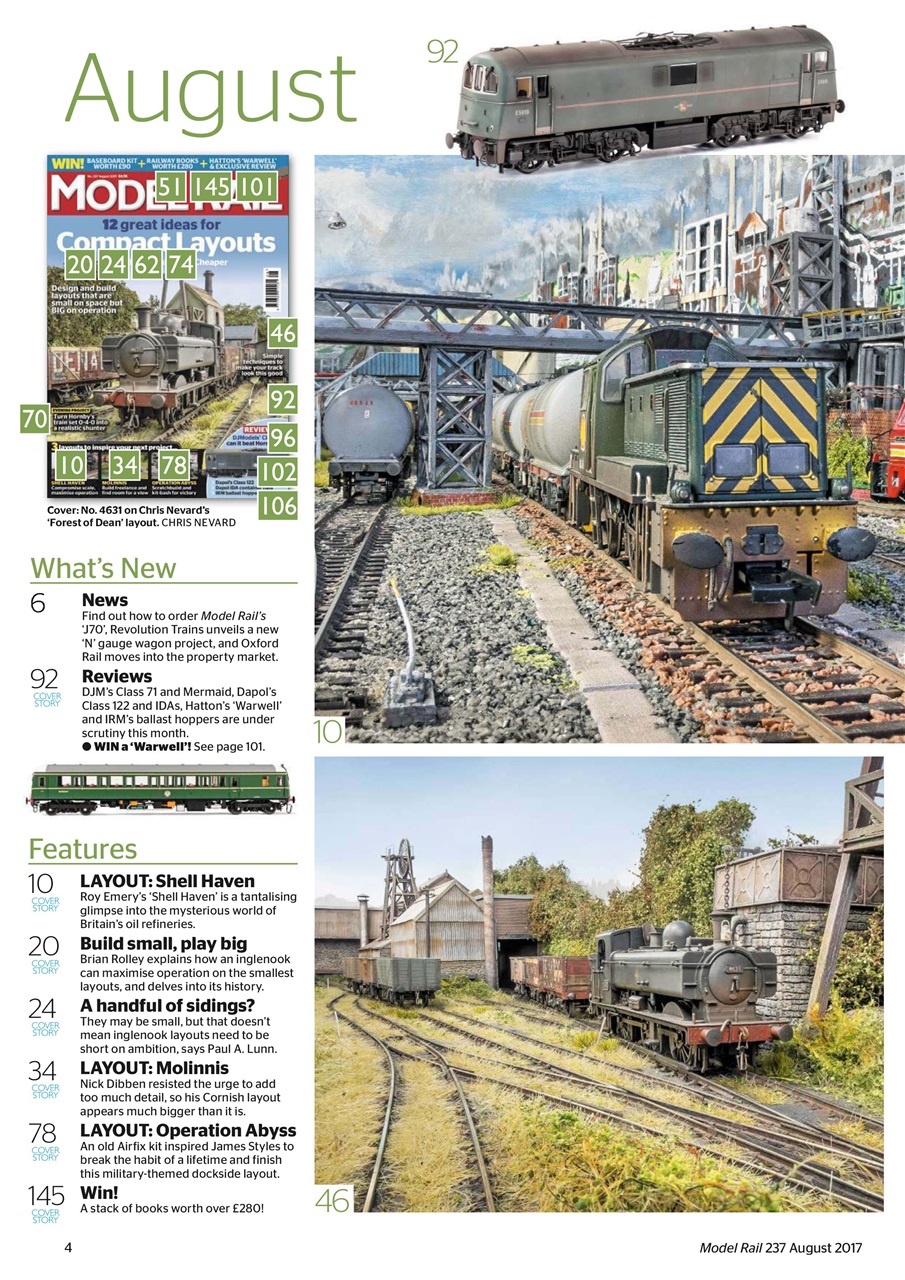 Model Rail Magazine August 2017 Back Issue