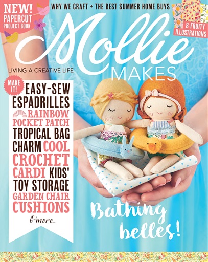 Mollie Makes Magazine Issue #70 With Crochet Flower Garland Kit