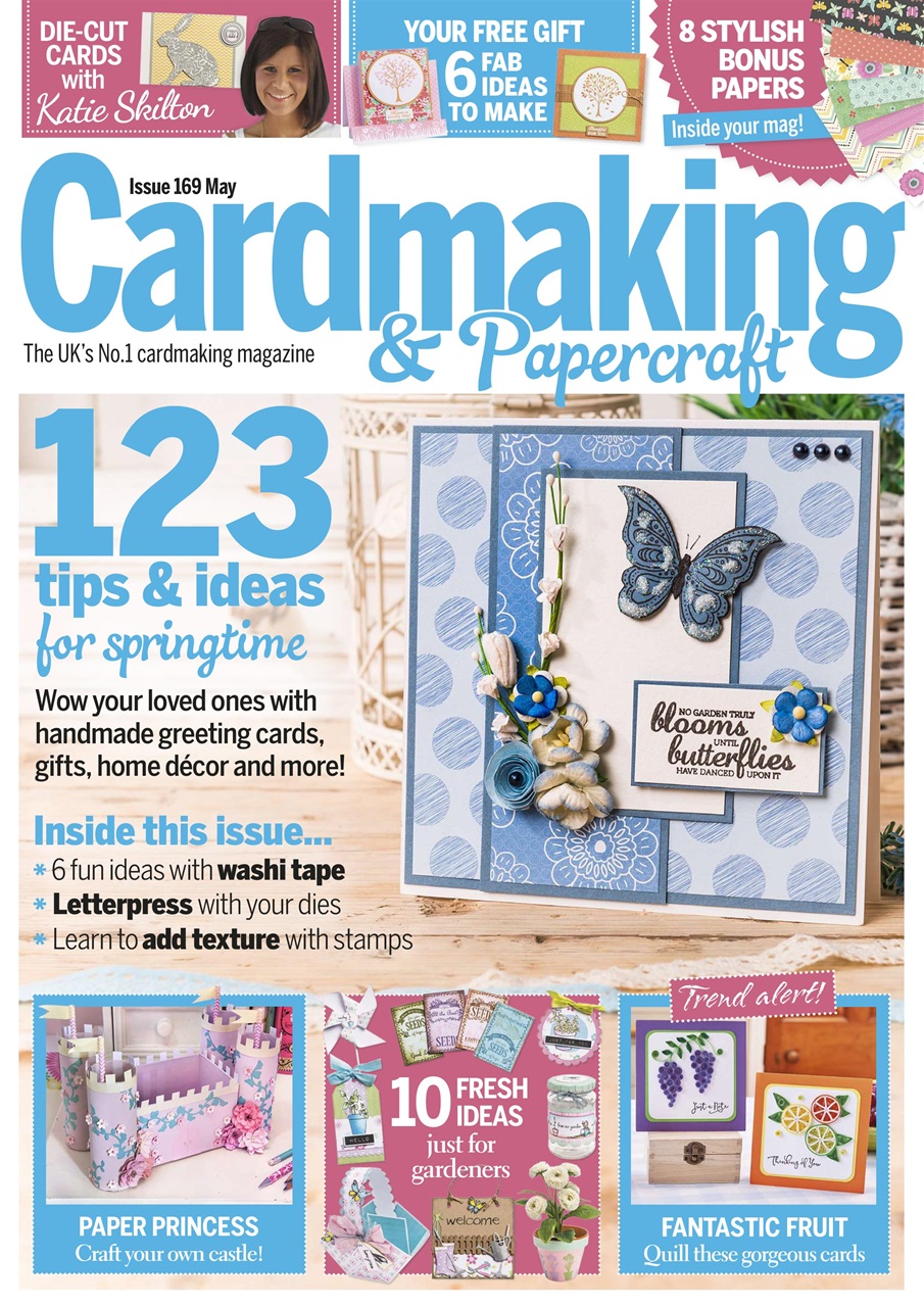 Cardmaking & Papercraft Magazine May 2017 Subscriptions Pocketmags