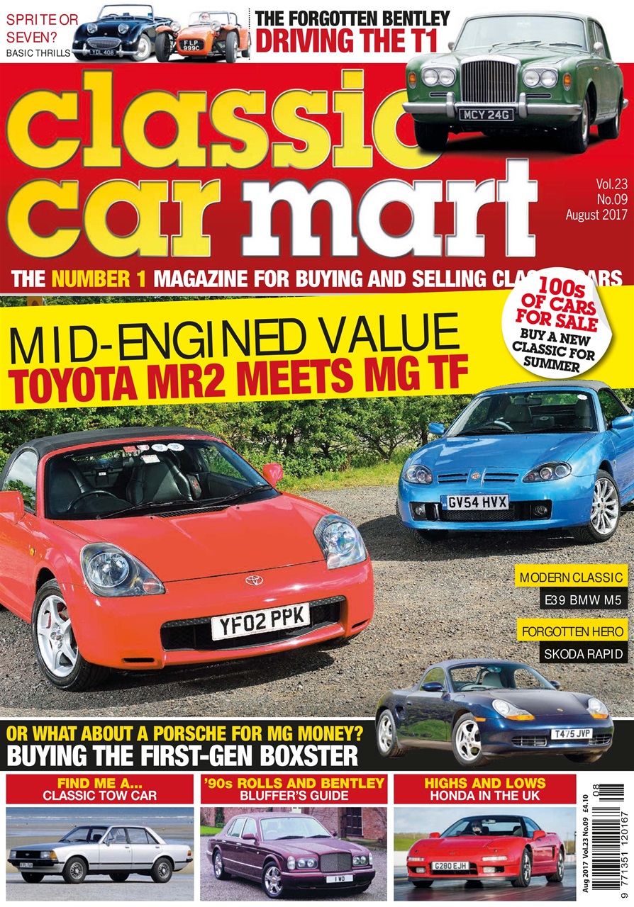 Classic Car Mart Magazine Vol. 23 No. 9 MidEngined Value Back Issue