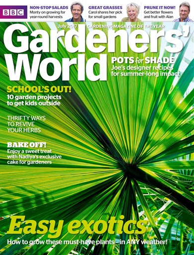 Gardeners' World Magazine - July 2017 Subscriptions | Pocketmags