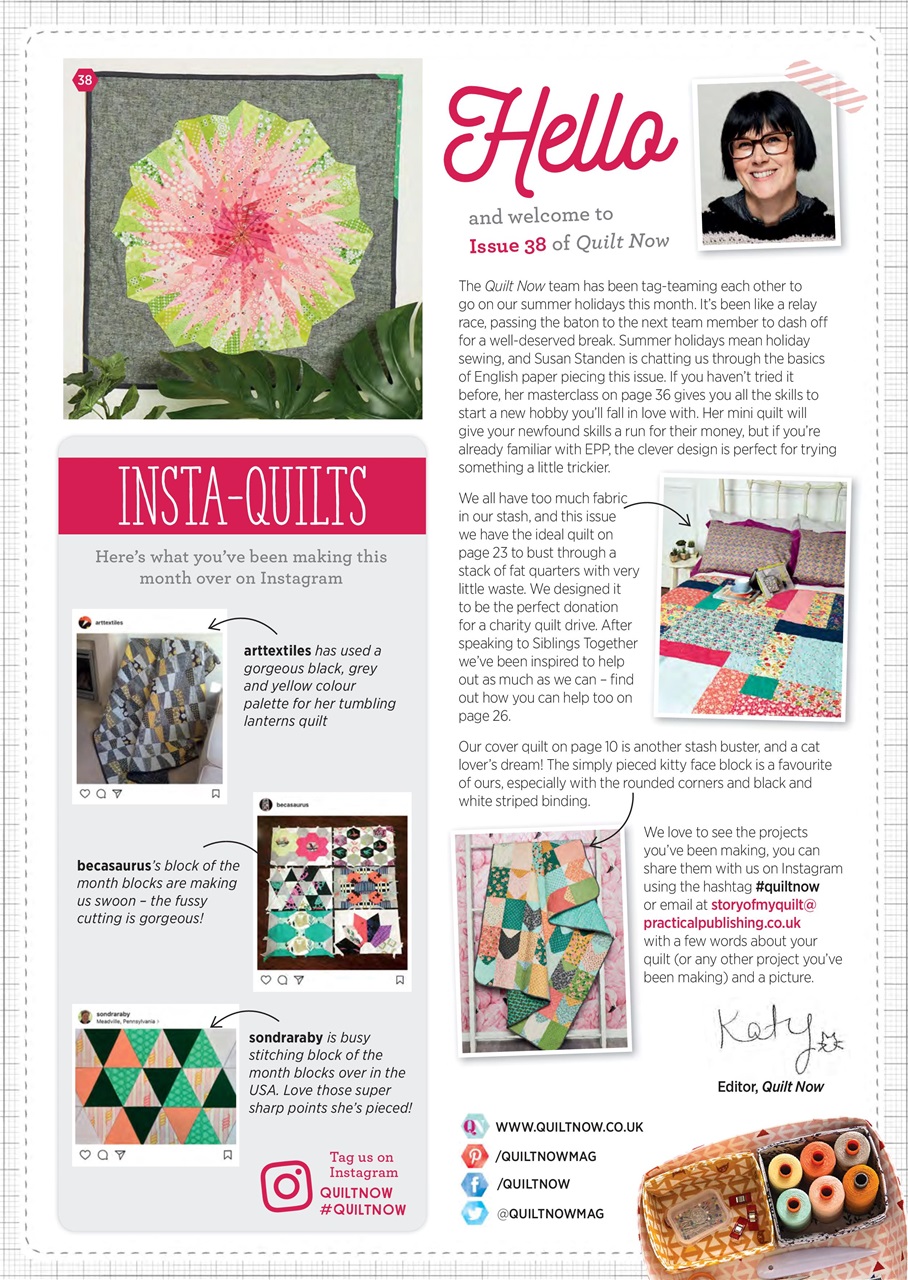 Quilt Now Magazine Issue 38 Back Issue
