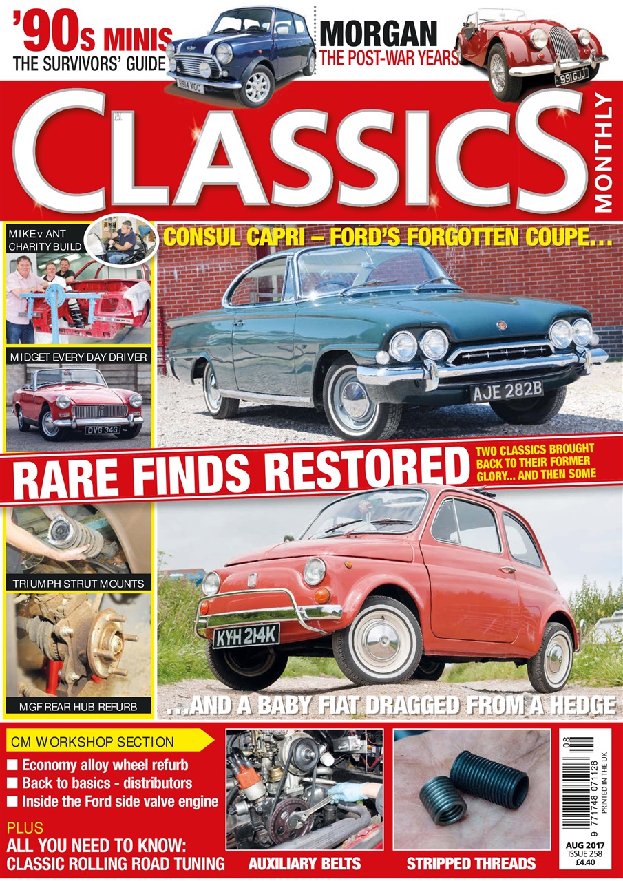 Classics Monthly Magazine No 258 Rare Finds Restored Back Issue 5519