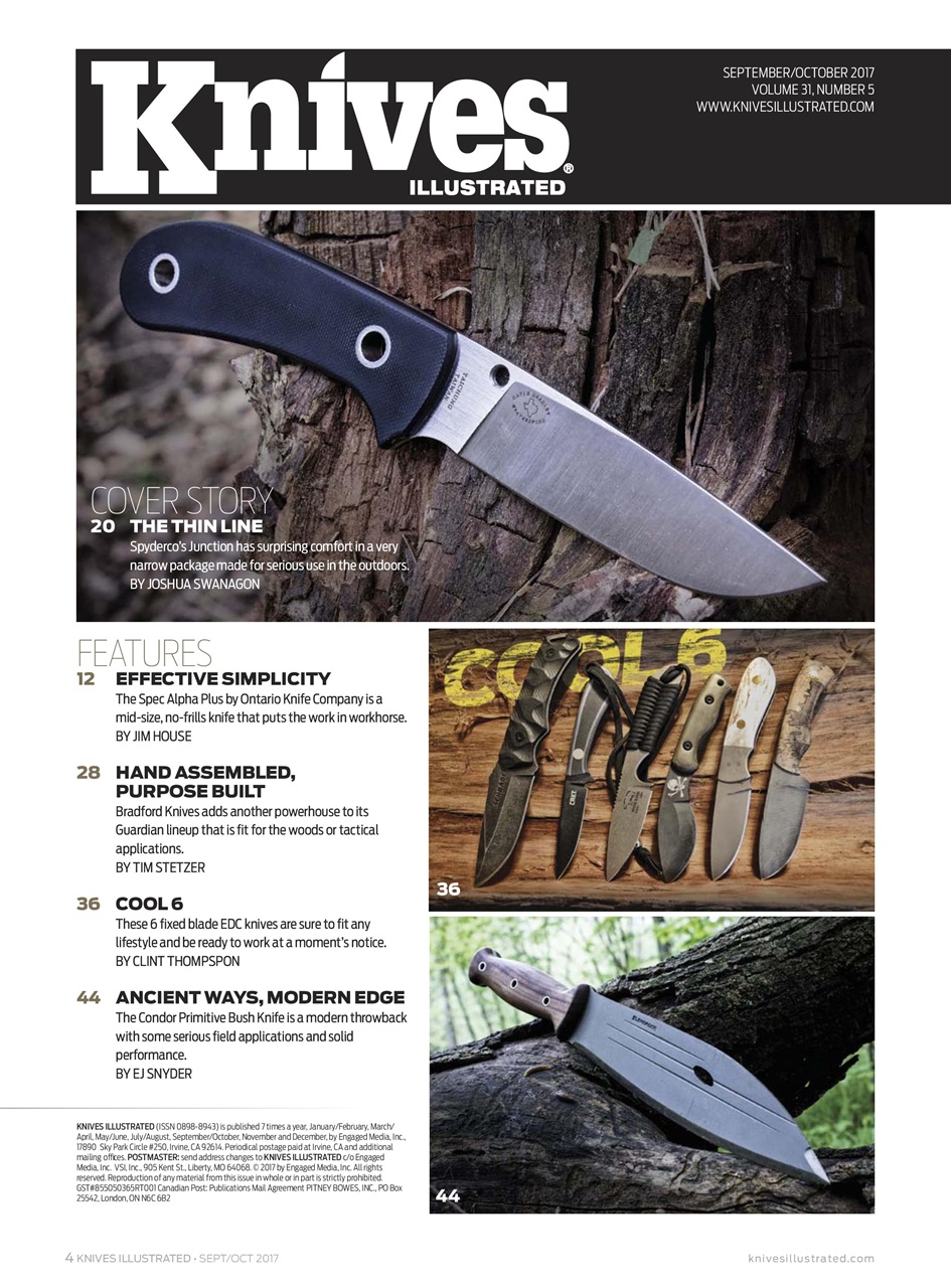 Knives Illustrated Magazine Sep/Oct 2017 Subscriptions Pocketmags