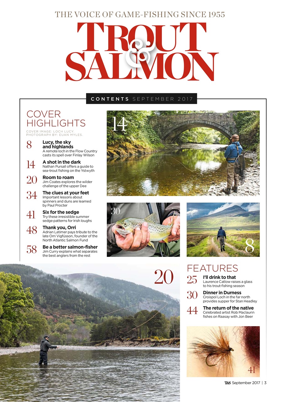 Trout & Salmon Magazine September 2017 Subscriptions Pocketmags