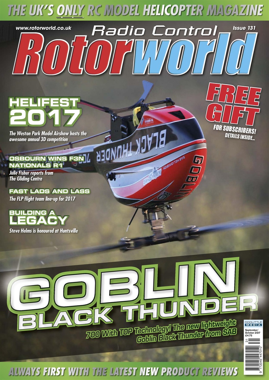 Radio Control Rotor World Magazine 131 September 2017 Back Issue
