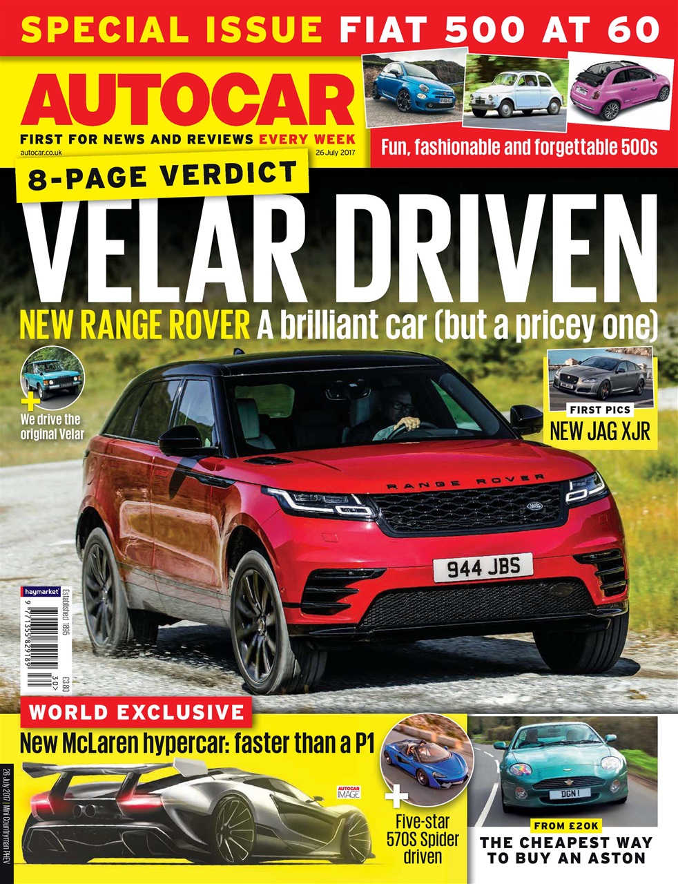 Autocar Magazine - 26th July 2017 Back Issue