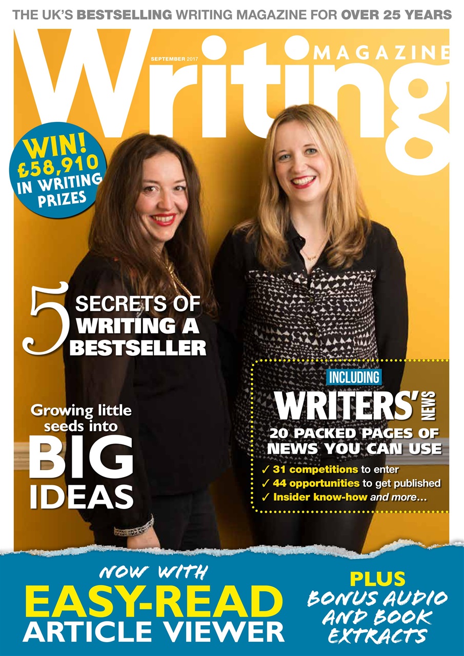 Writing Magazine - September 2017 Subscriptions | Pocketmags