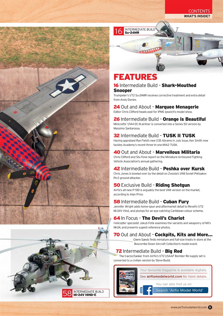 Airfix Model World Magazine - September 2017 Subscriptions | Pocketmags