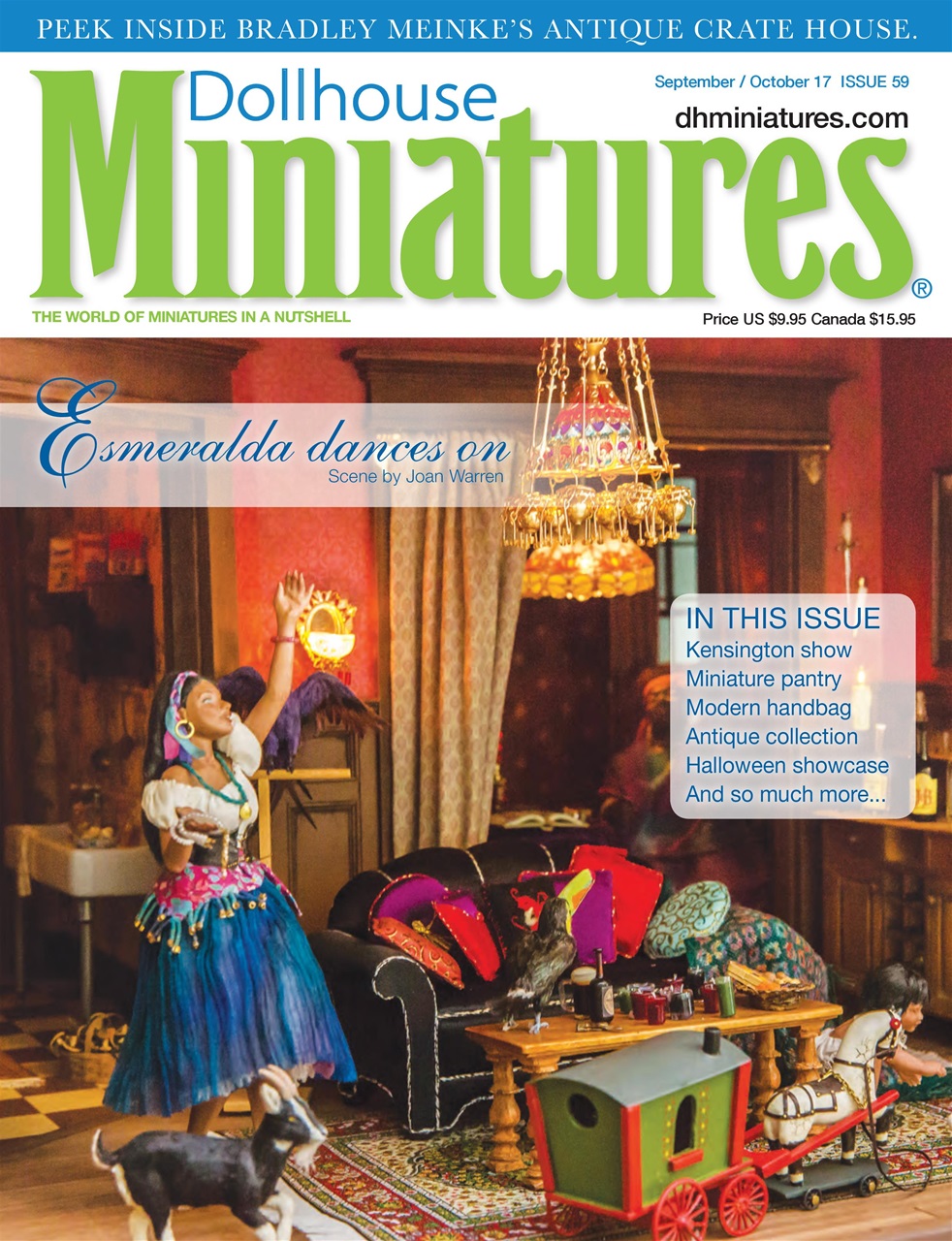 Dollhouse Miniatures Magazine Issue 59 Back Issue