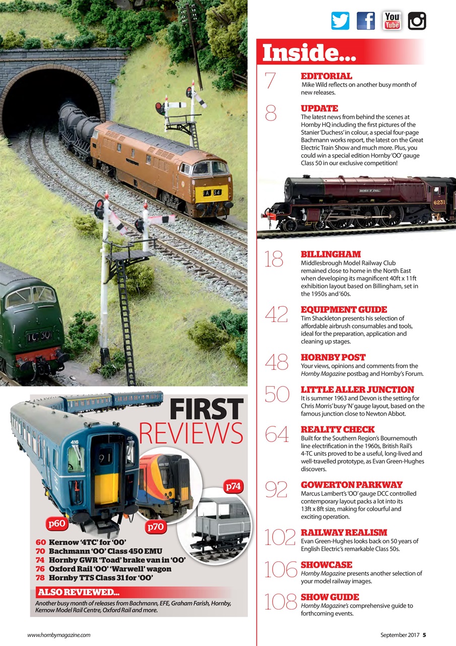 Hornby Magazine September 2017 Subscriptions Pocketmags