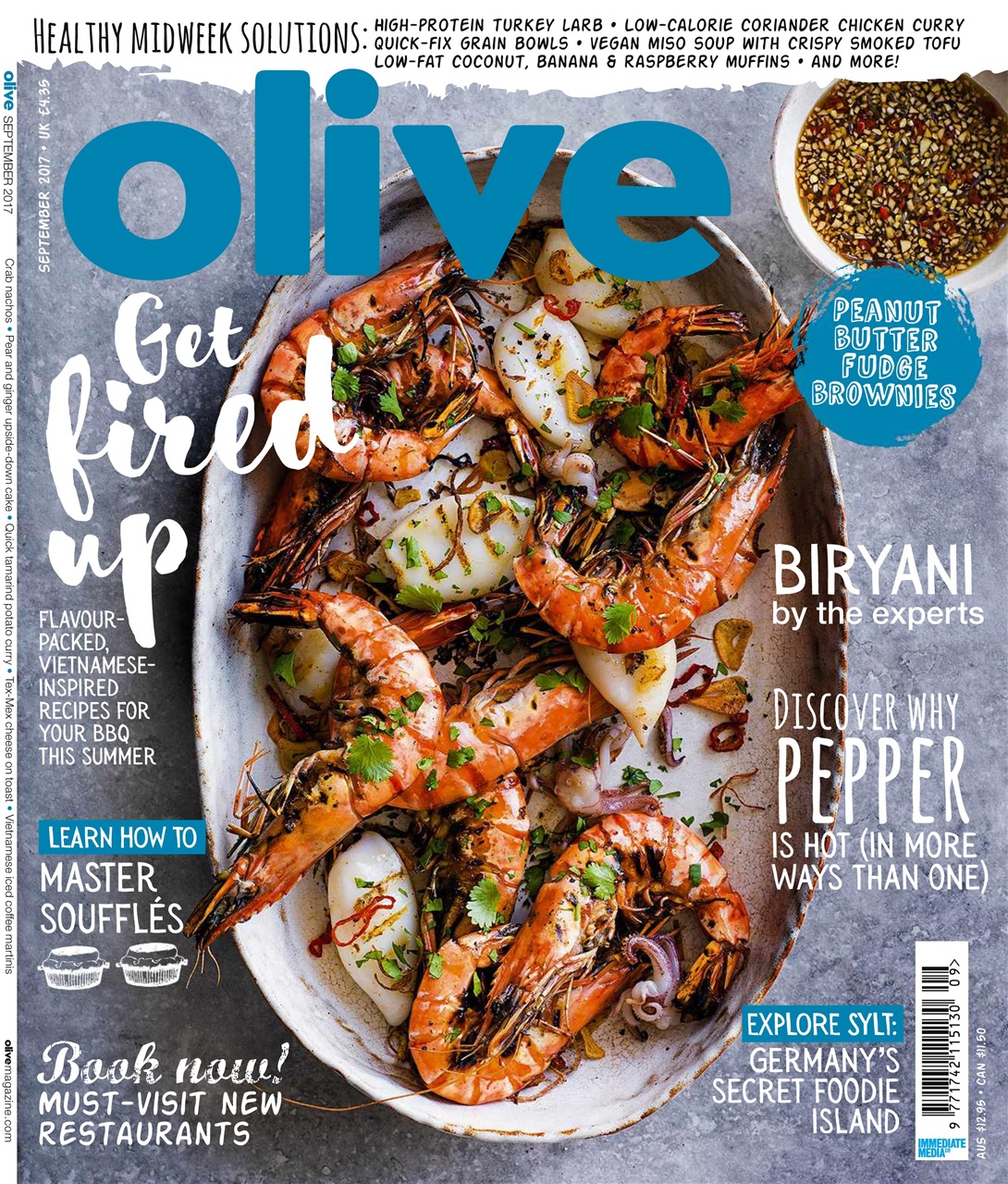 Olive Magazine September 2017 Back Issue