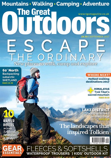 Tgo The Great Outdoors Magazine September 2017 Subscriptions Le Cover Preview Tgo The Great Outdoors Magazine