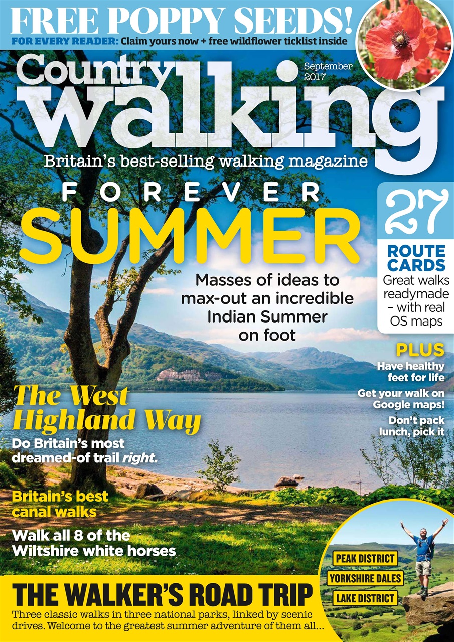Country Walking Magazine September 2017 Subscriptions Pocketmags