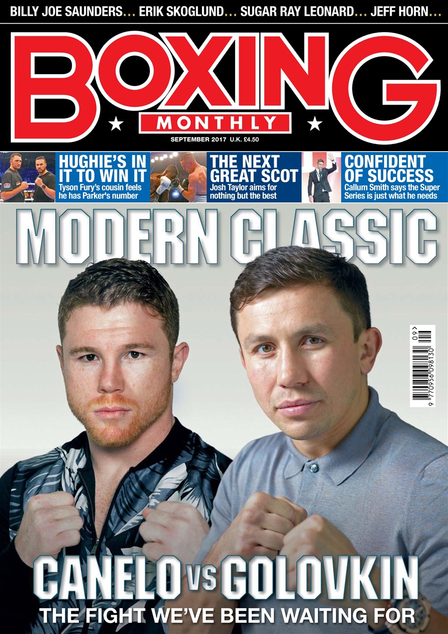 Boxing Monthly Magazine - September 2017 Back Issue