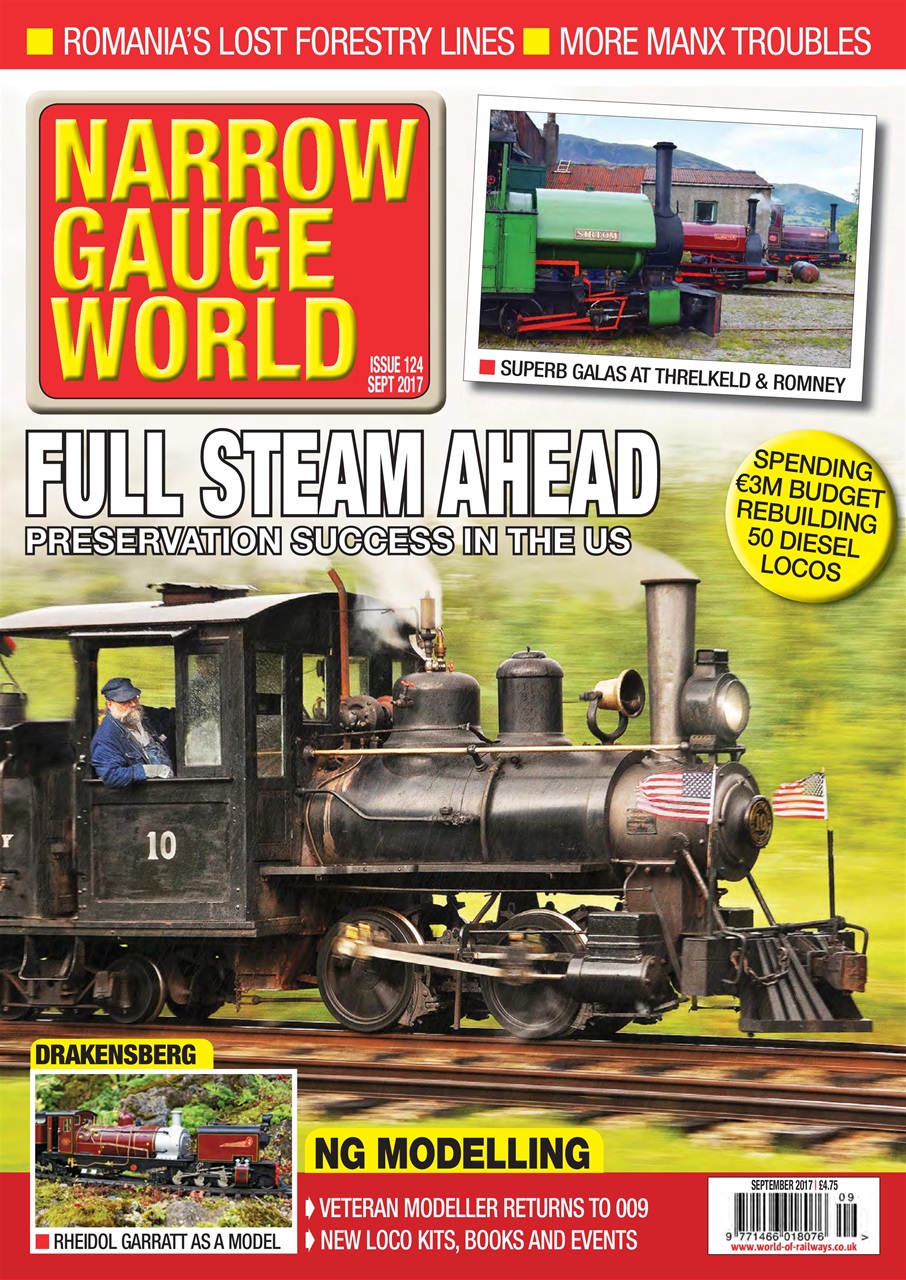 Narrow Gauge World Magazine - Sep 2017 Back Issue