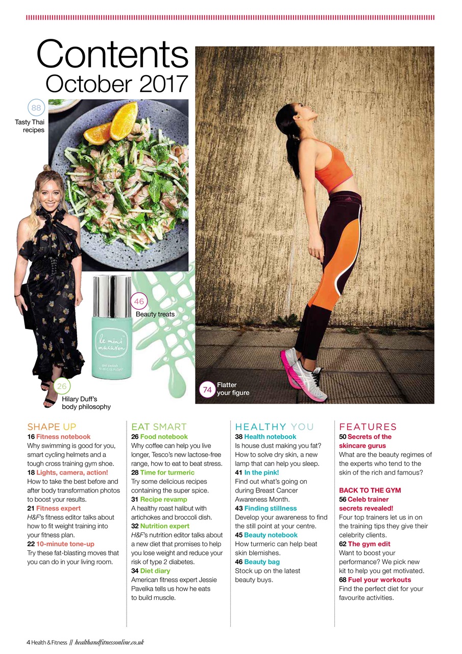 Women’s Fitness Magazine - October 2017 Subscriptions | Pocketmags