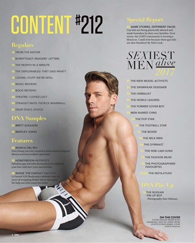 DNA Magazine Sexiest Men Alive Back Issue