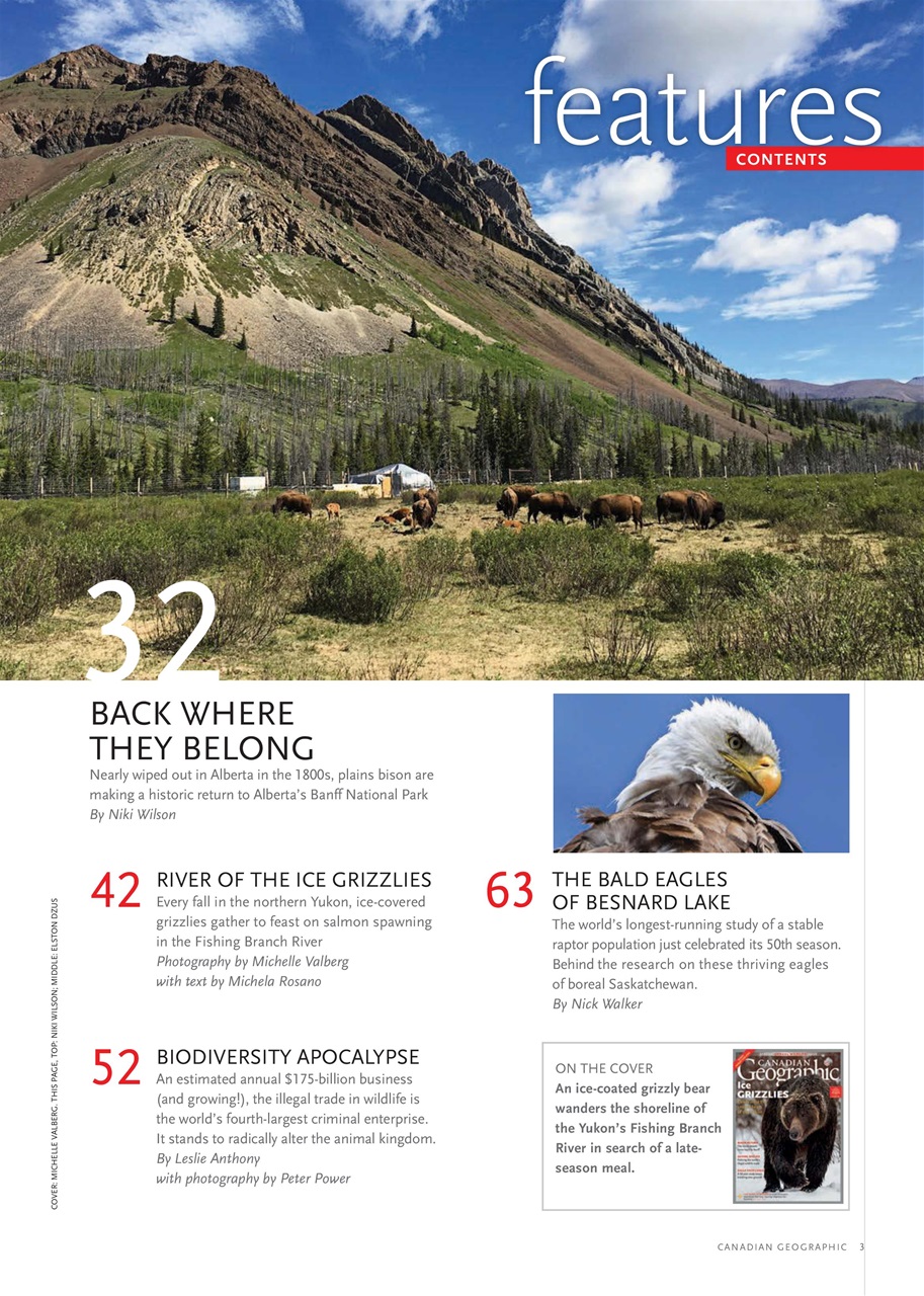 Canadian Geographic Magazine September/October 2017 Back Issue