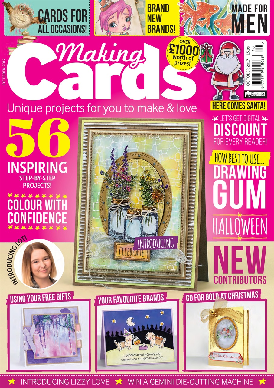 Making Cards & Papercraft Magazine October 2017 Back Issue