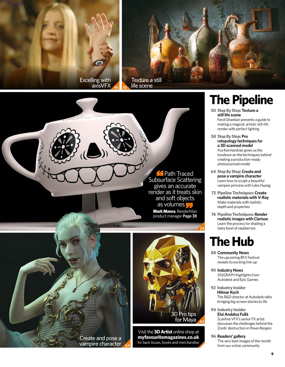 3D Artist Magazine Issue 111 Back Issue   0008 