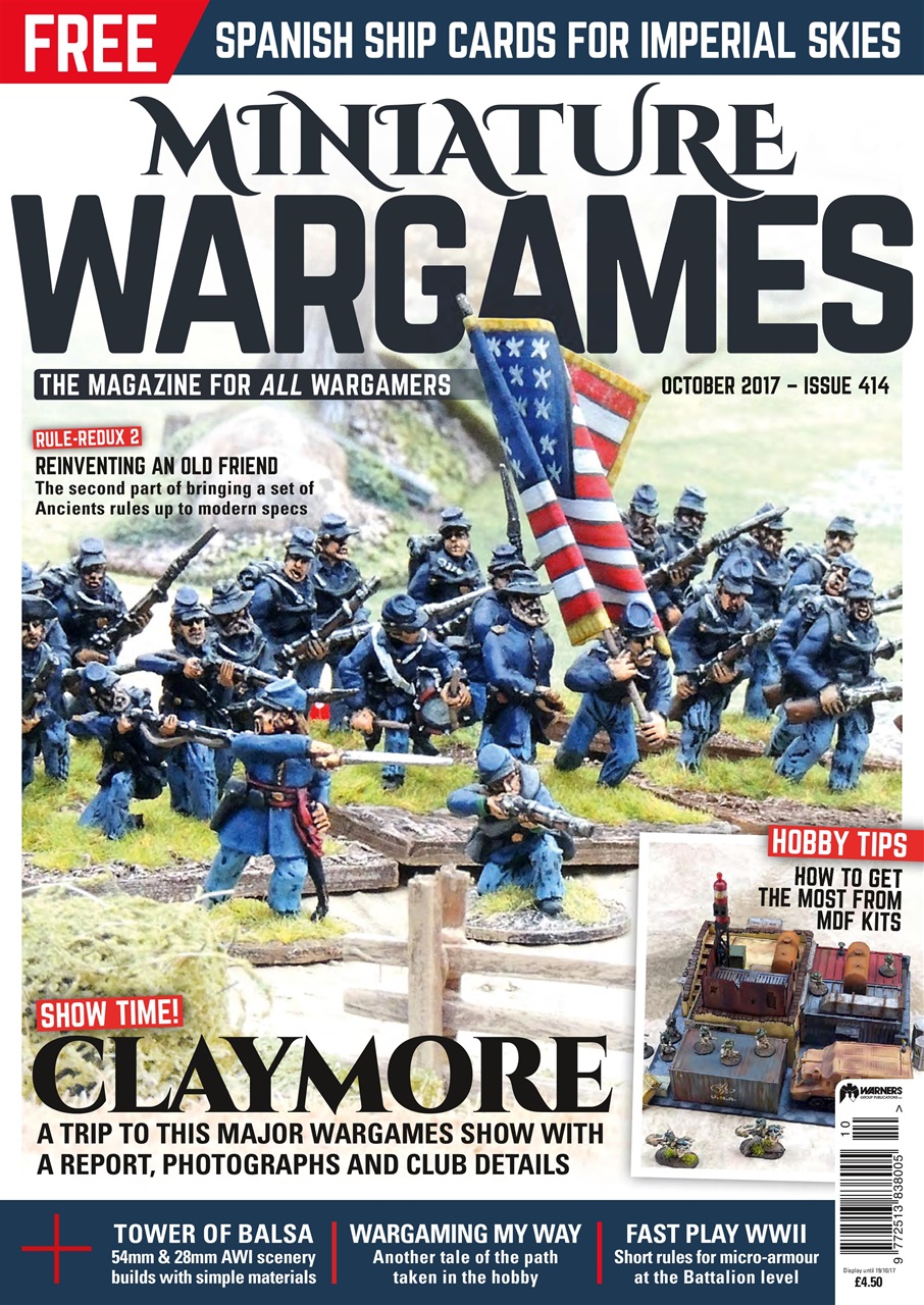 Miniature Wargames Magazine October 2017 414 Back Issue