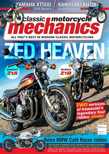 Classic Motorcycle Mechanics Magazine March 2018 Subscriptions Pocketmags
