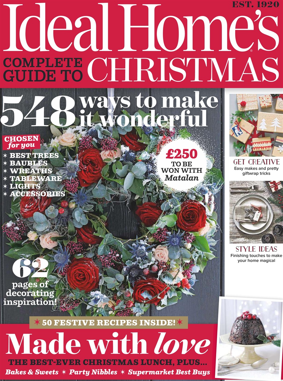 Ideal Home Magazine Complete Guide To Christmas 2017 Special Issue