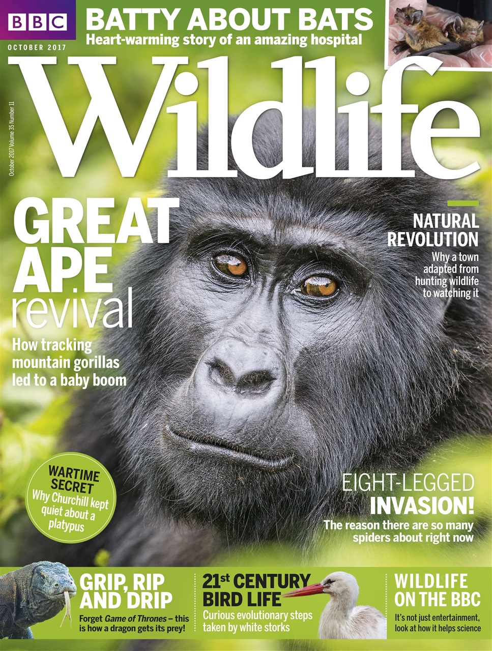 BBC Wildlife Magazine - October 2017 Back Issue