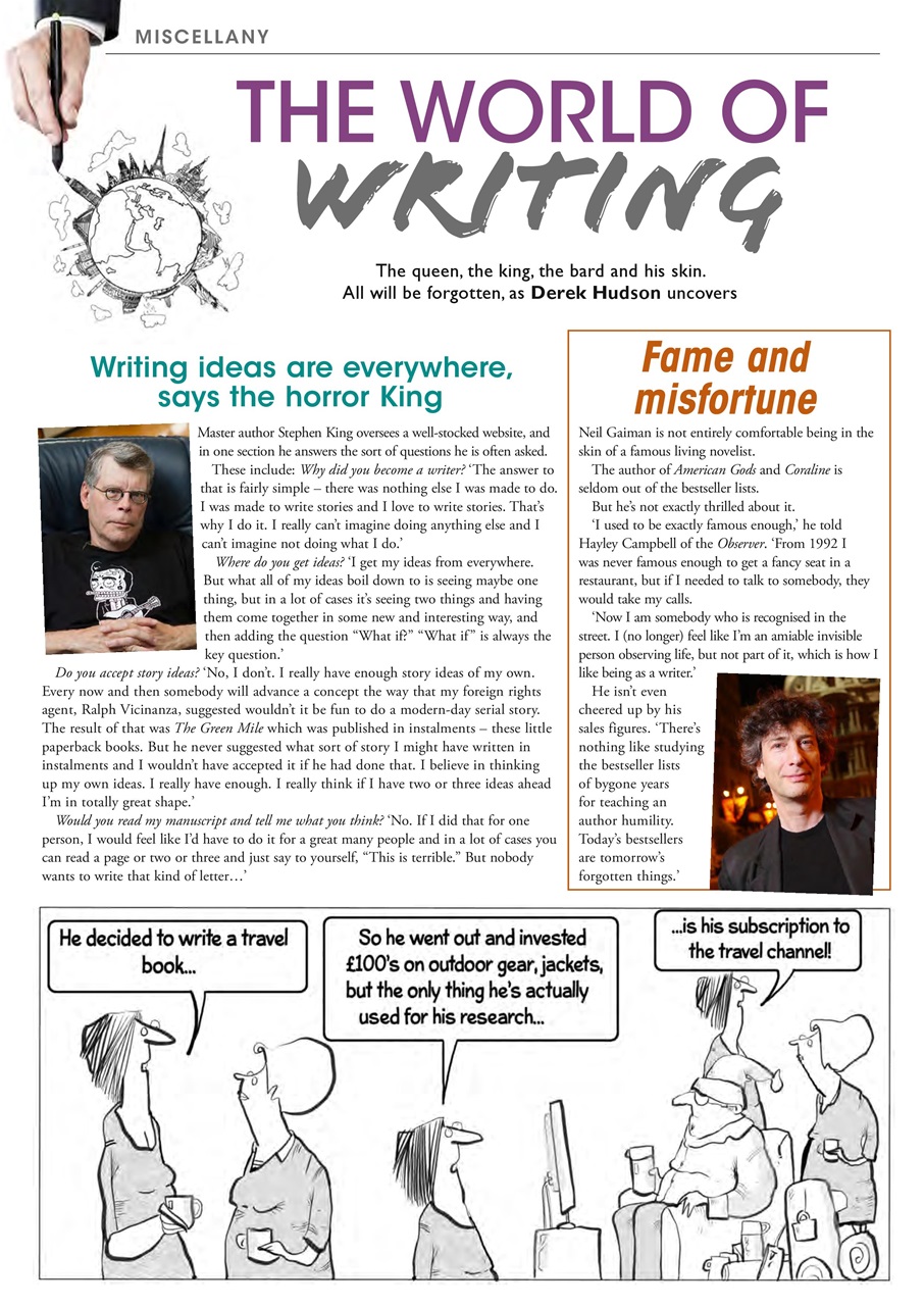 Writing Magazine November 2017 Subscriptions Pocketmags