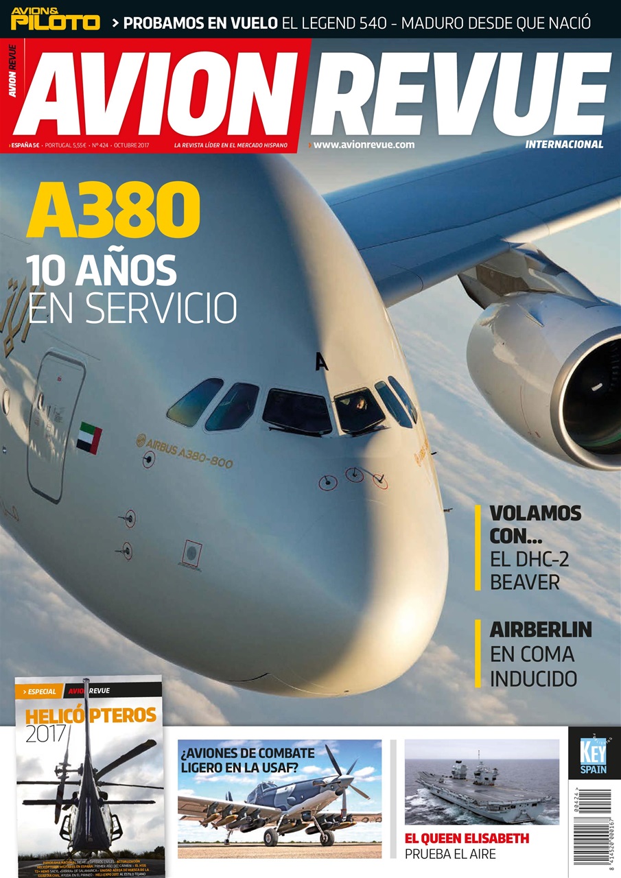 Avion Revue Internacional Magazine - Número 424 Back Issue
