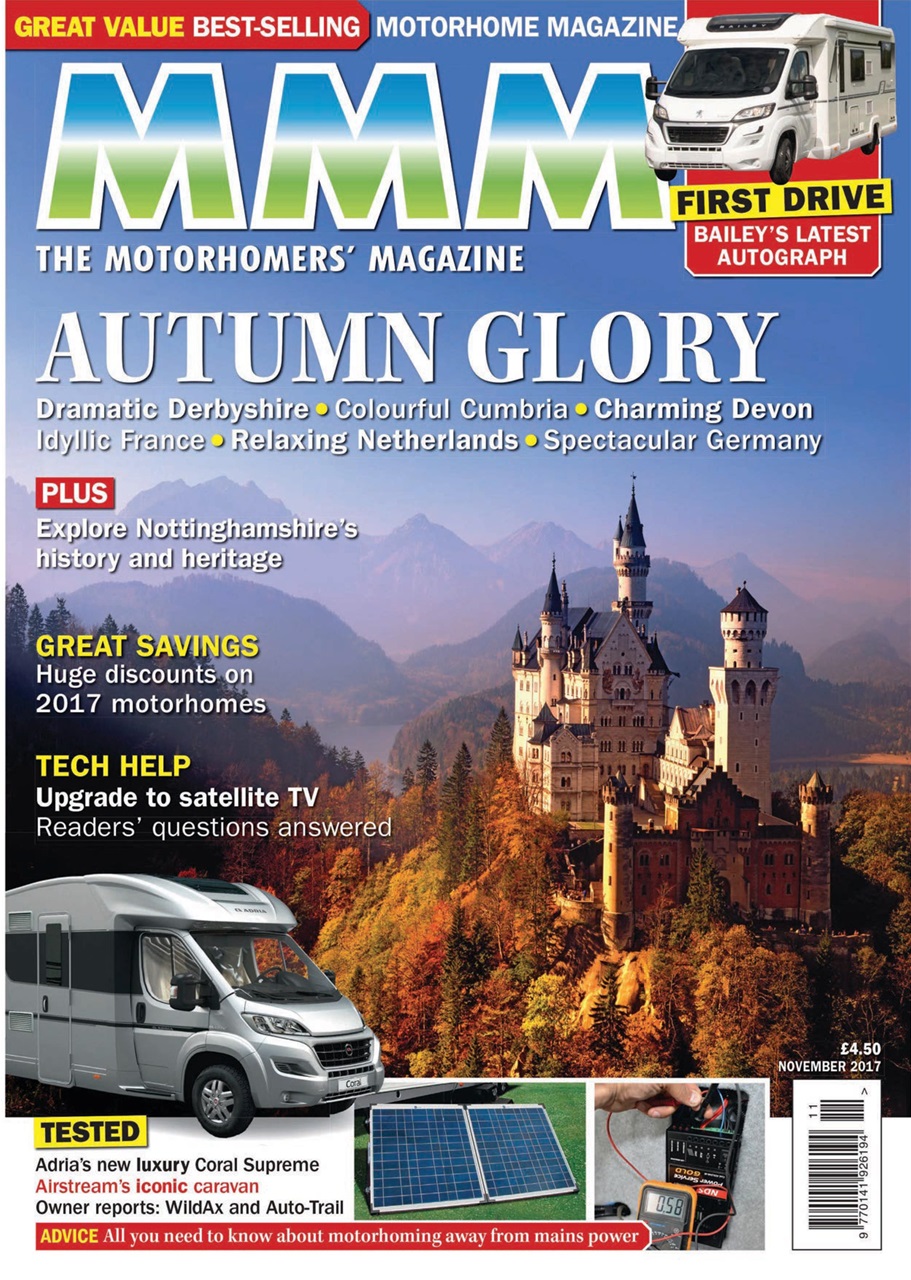 Finally, we have included a comprehensive guide to all the new 2018  motorhomes and campervans just launched. Just flick to the end of the issue  where you'll ...