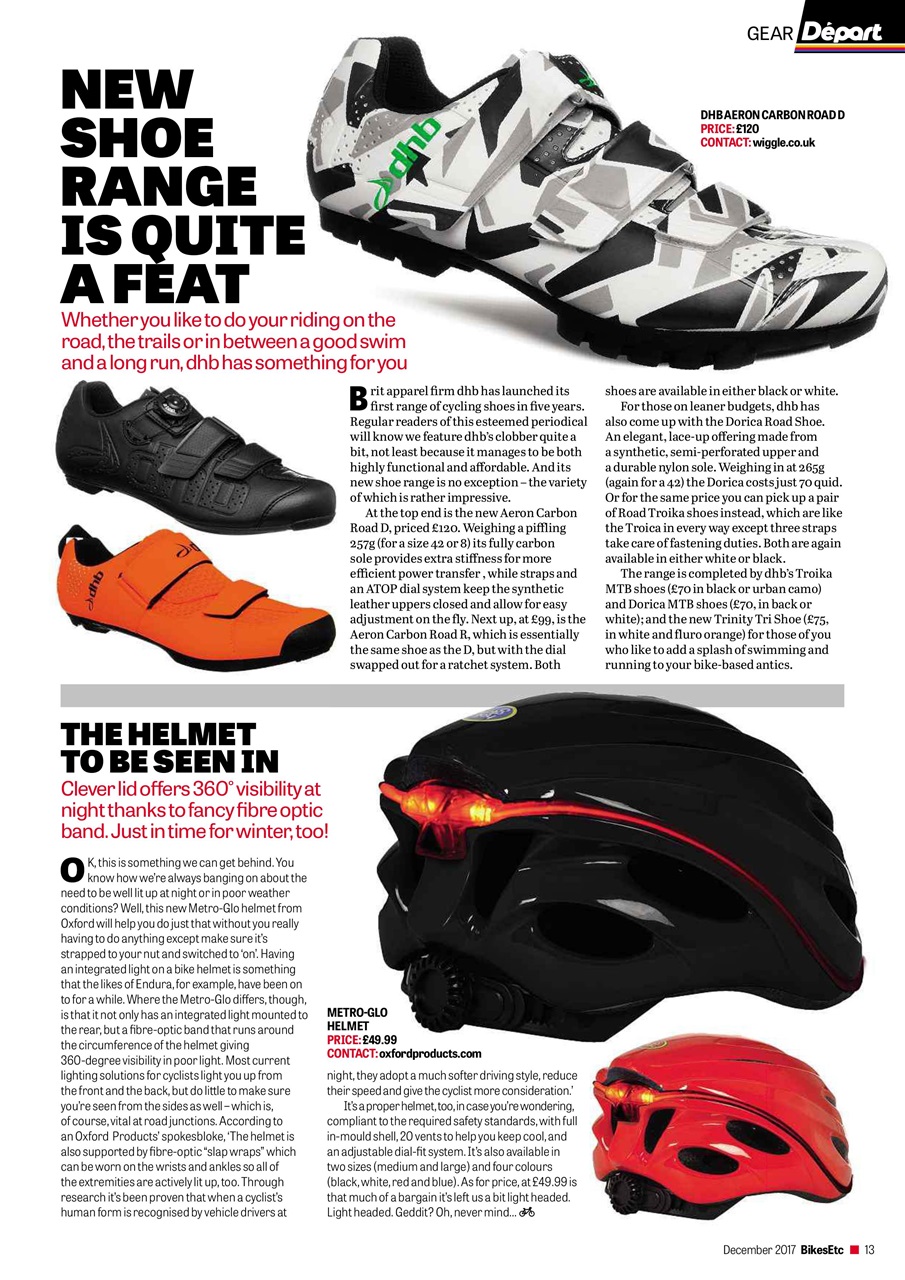 Bikes Etc Magazine December 2017 Back Issue